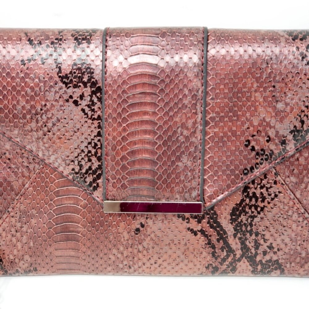 INC International Concept Luci Python Clutch - image 2